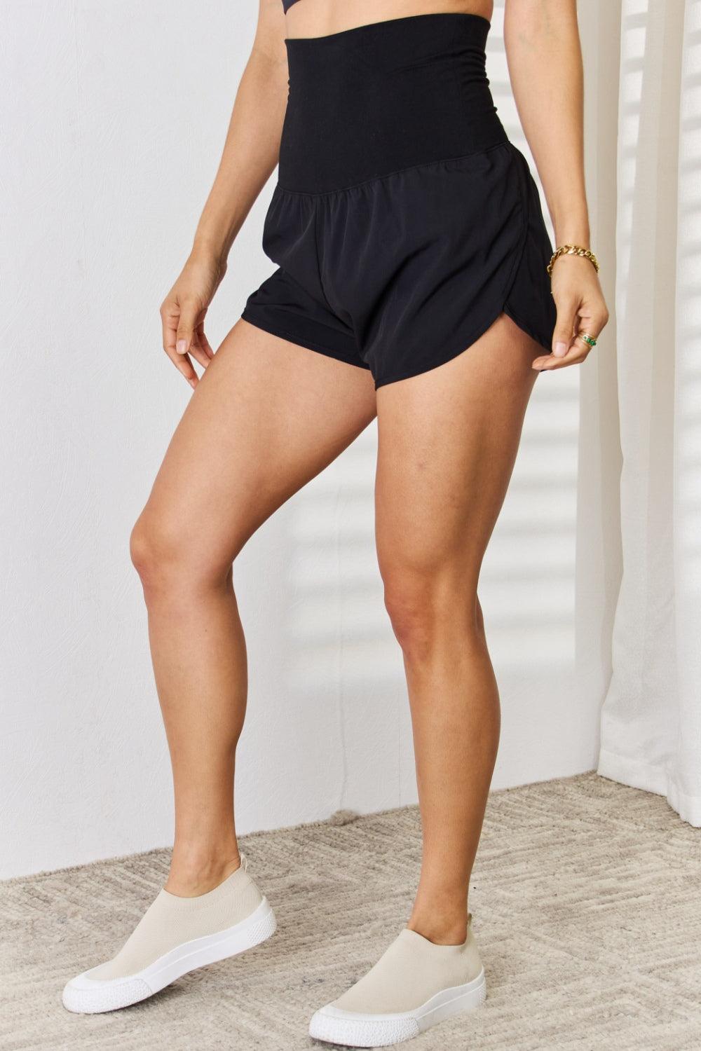 Zenana Full Size High Waist Tummy Control Shorts Carauana Store