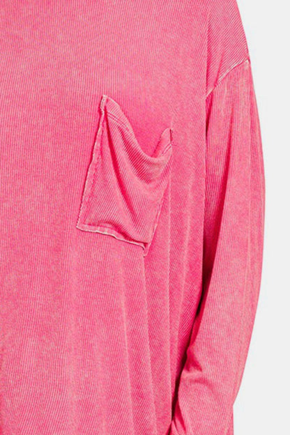 Zenana Round Neck Long Sleeve T-Shirt Carauana Store