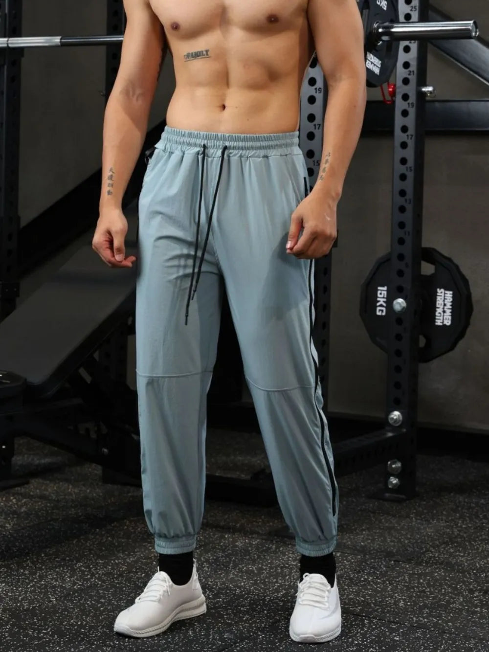 Men's Drawstring Solid Color Joggers Carauana Store