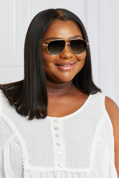 TAC Polarization Lens Aviator Sunglasses CaRaUaNa Fashion