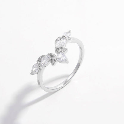 Inlaid Zircon 925 Sterling Silver Ring Carauana Store