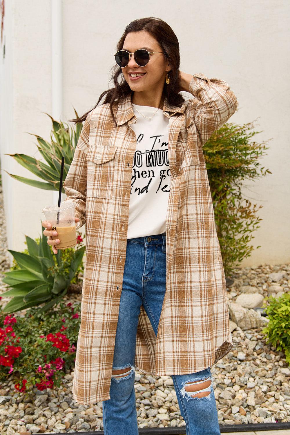 Simply Love Full Size IF I'M TOO MUCH THEN GO FIND LESS Round Neck T-Shirt Carauana Store
