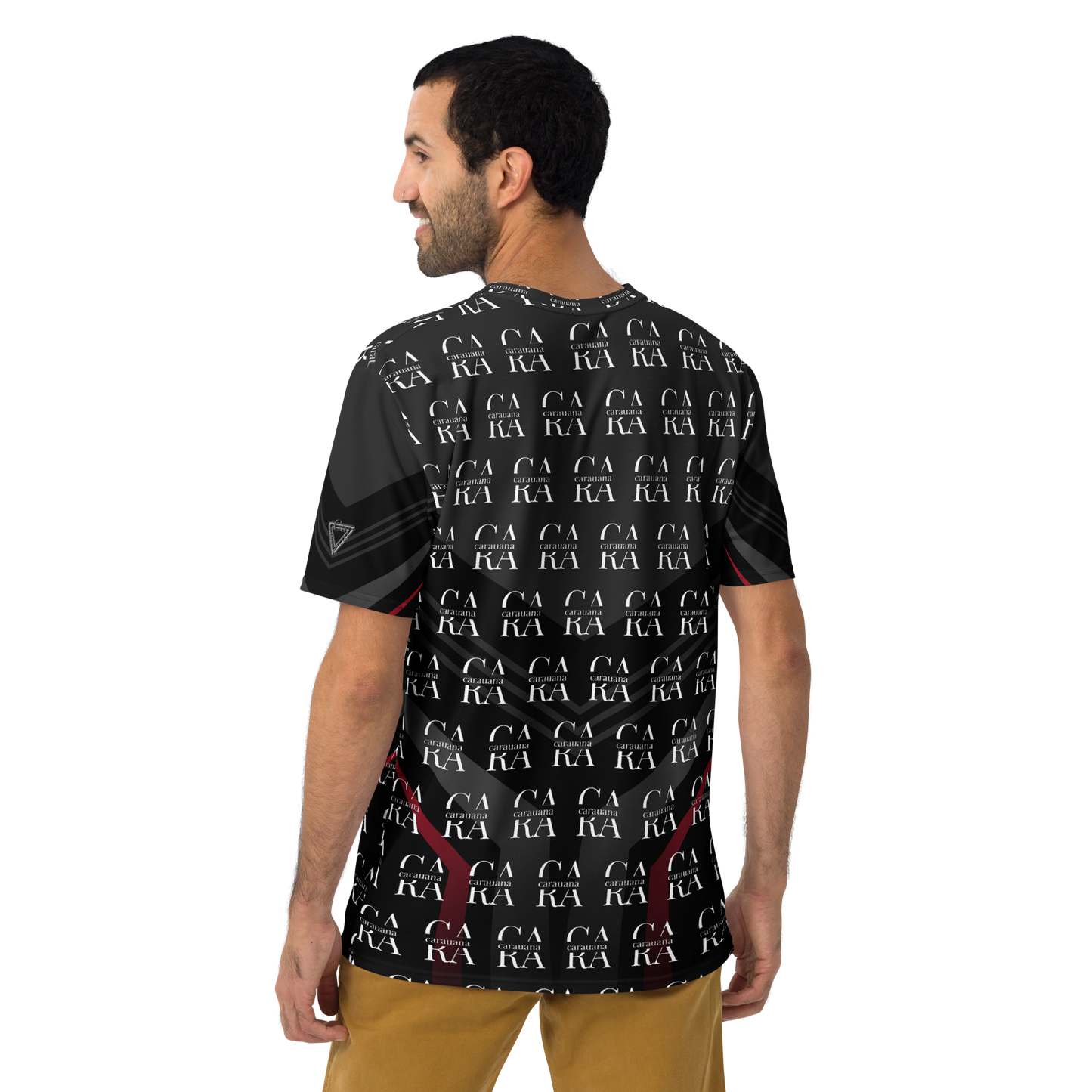CaRaUaNa Men's t-shirt black Elegant