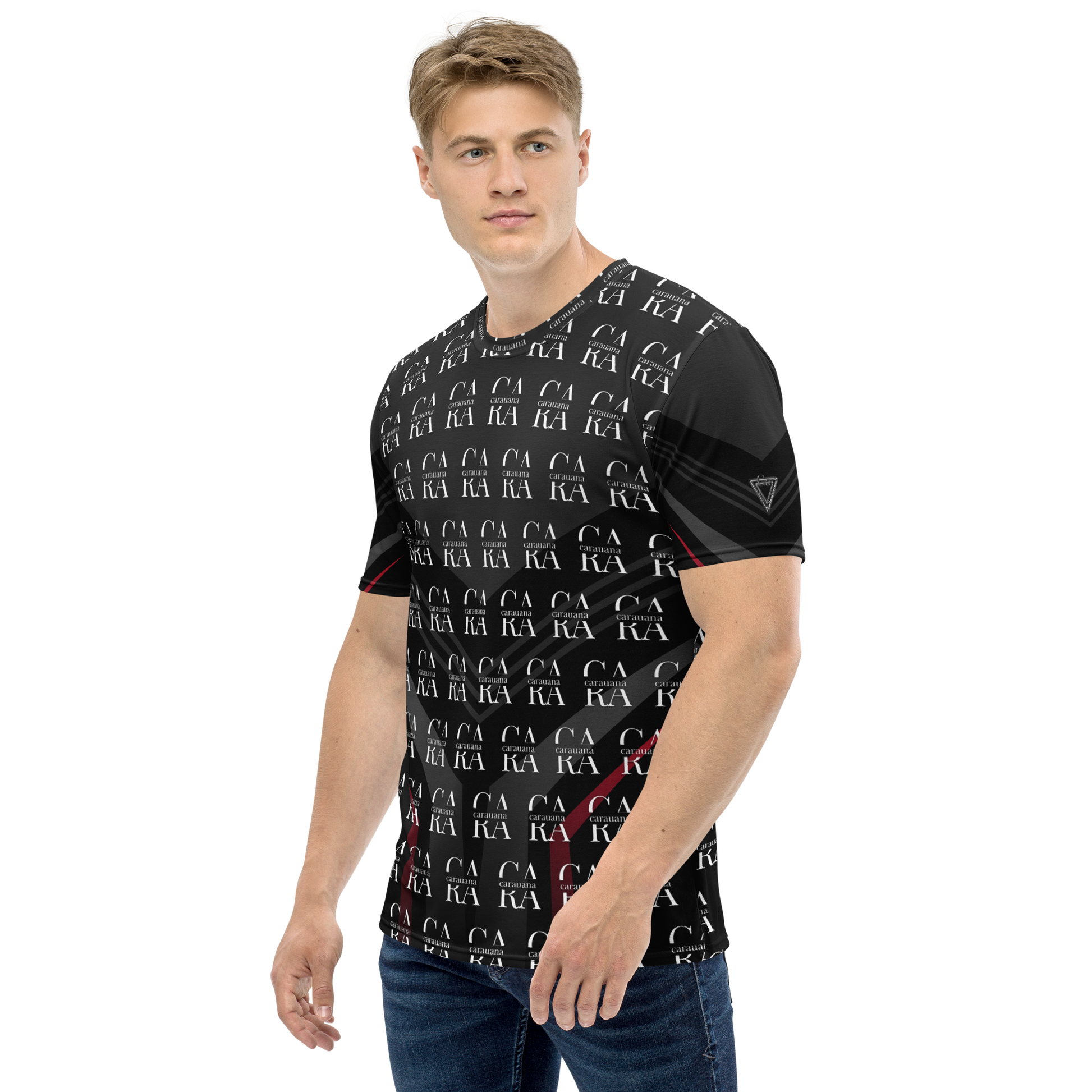 CaRaUaNa Men's t-shirt black Elegant