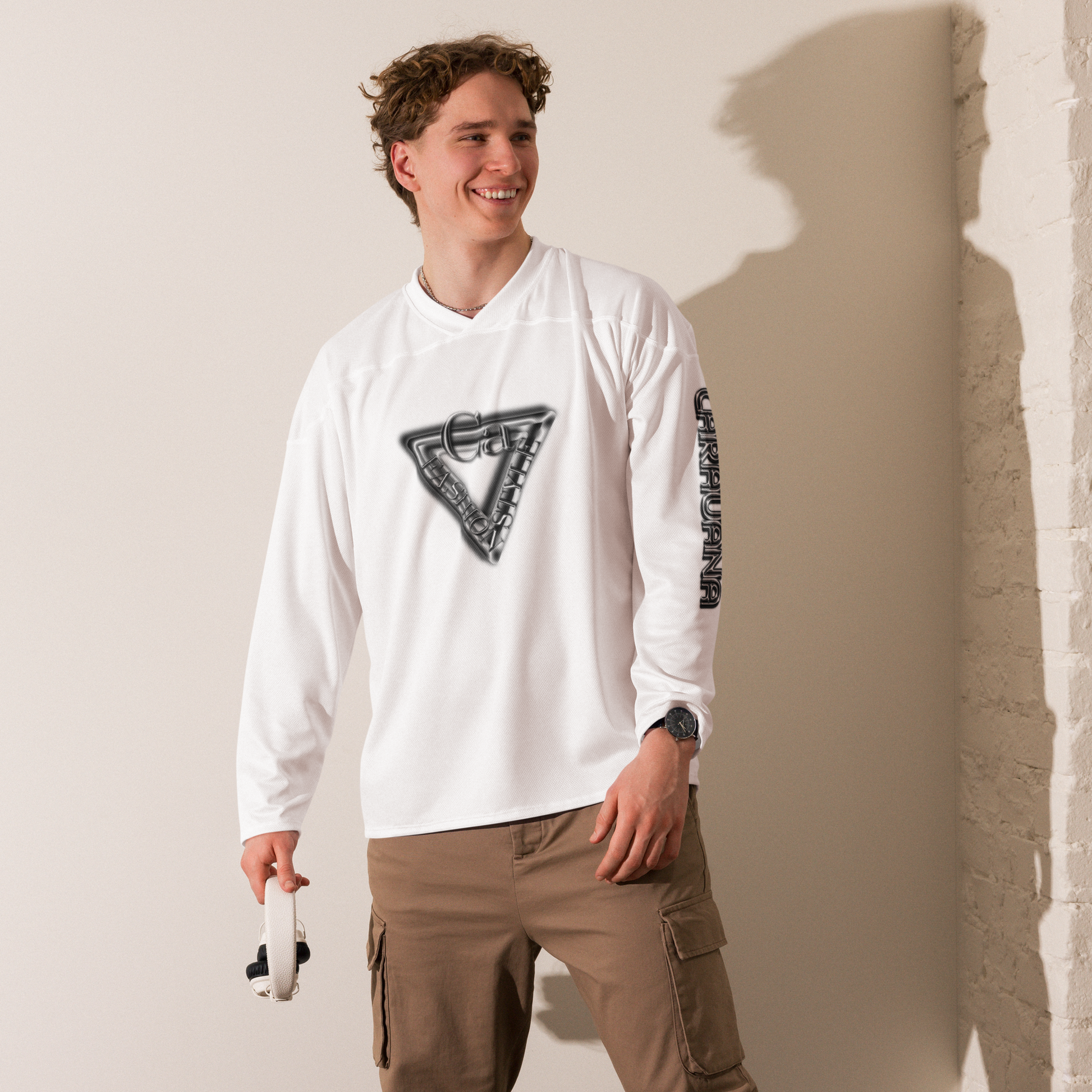 🏈 Sweatshirt CaRaUaNa american football white Carauana Store