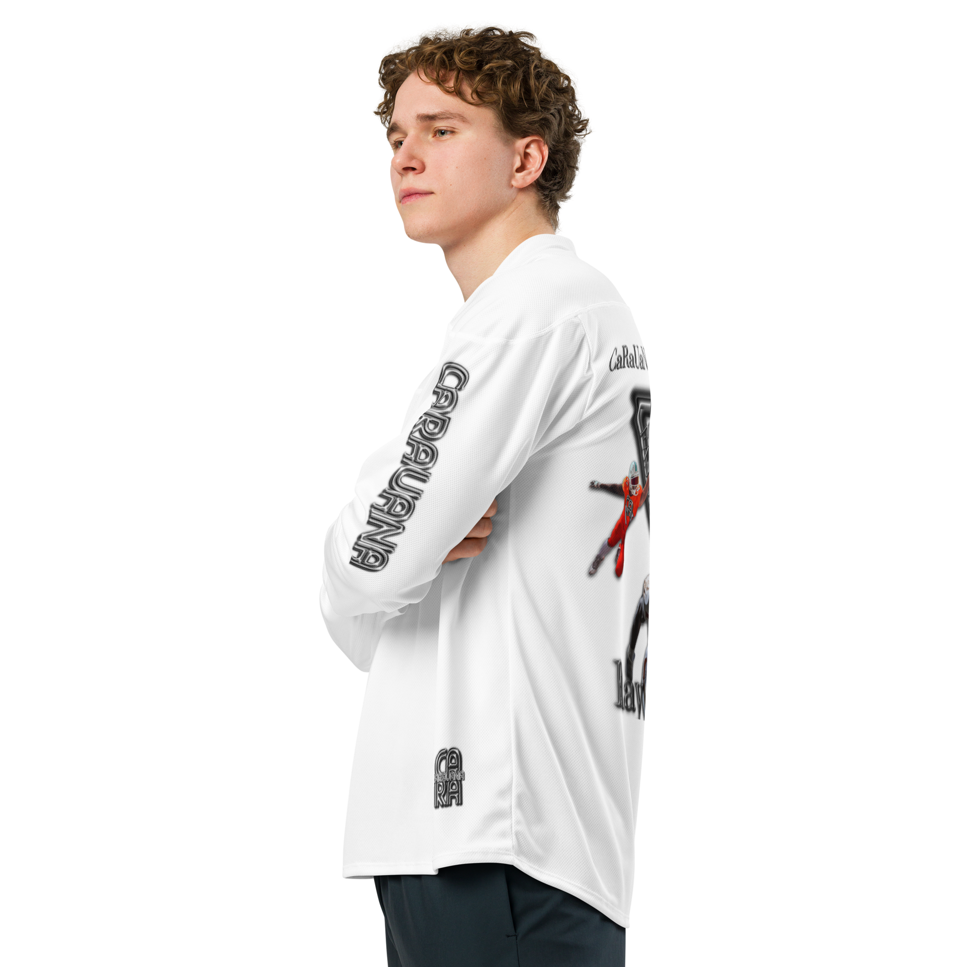🏈 Sweatshirt CaRaUaNa american football white Carauana Store