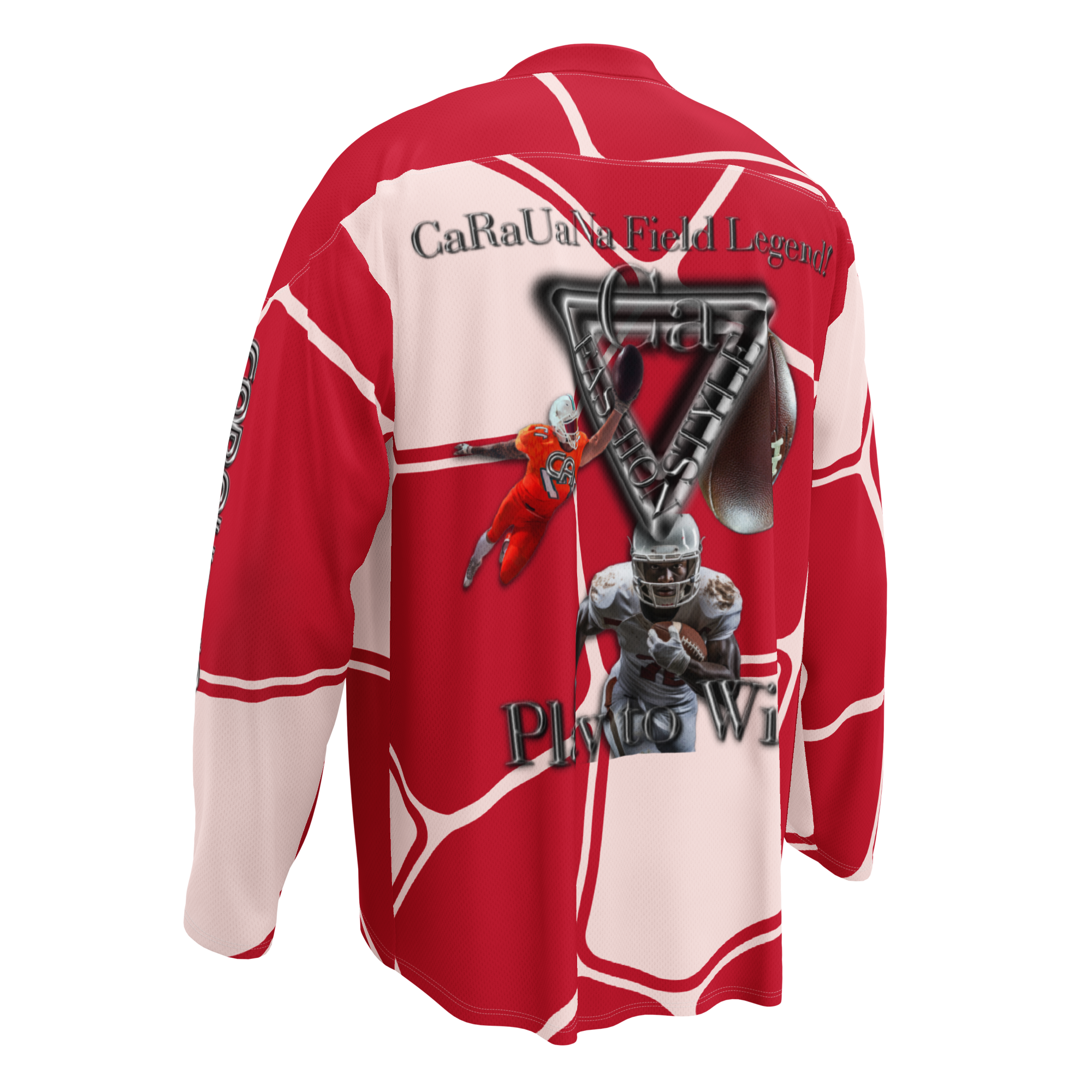 🏈 CaRaUaNa American Football Sweatshirt – Red Carauana Store