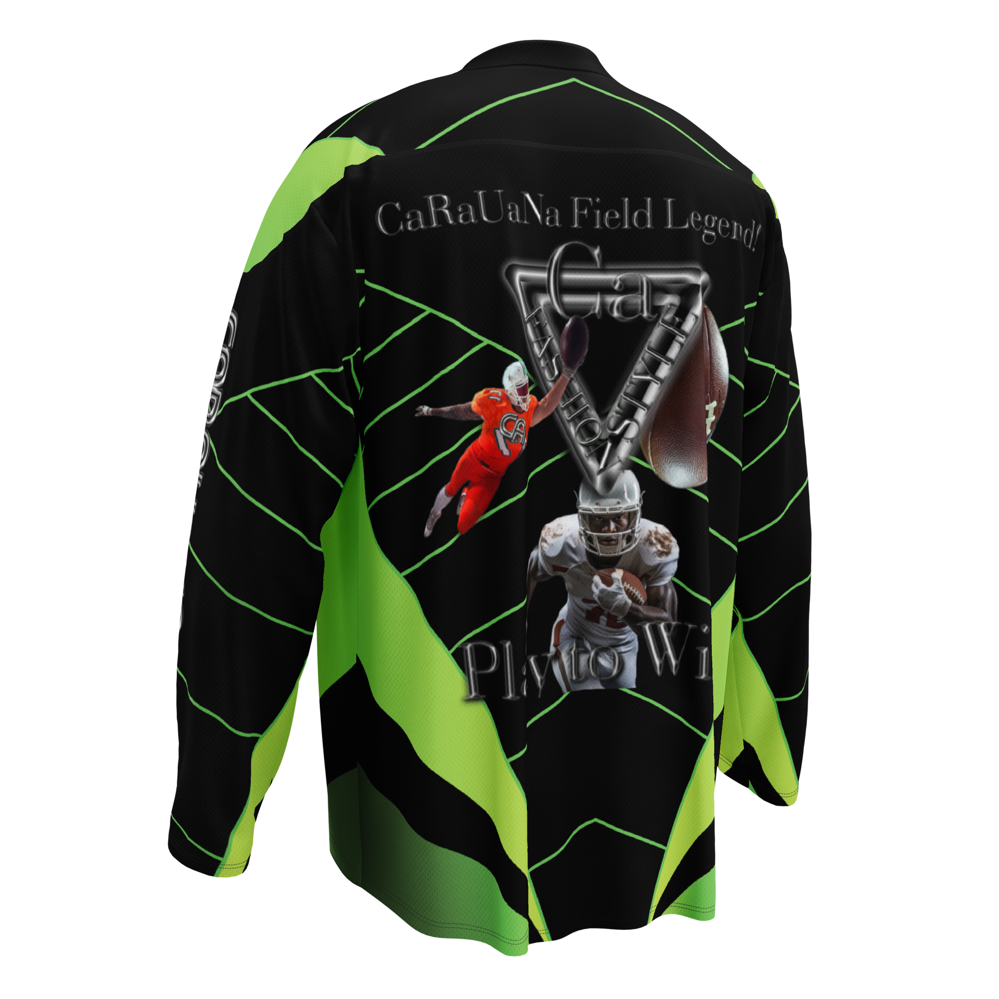 🏈 CaRaUaNa American Football Sweatshirt – Green Edition Carauana Store