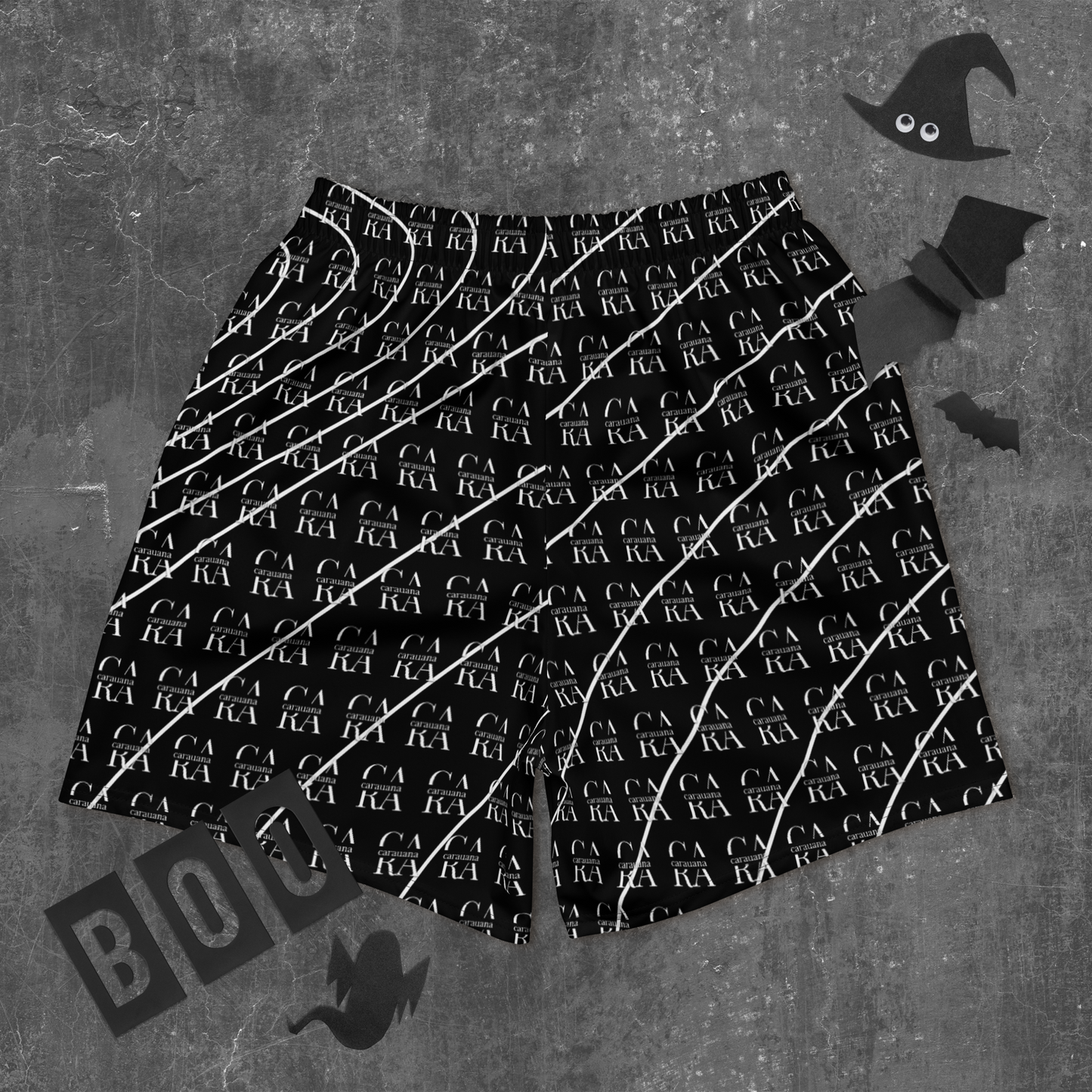 CaRaUaNa Athletic Shorts Unisex black LUX Carauana Store
