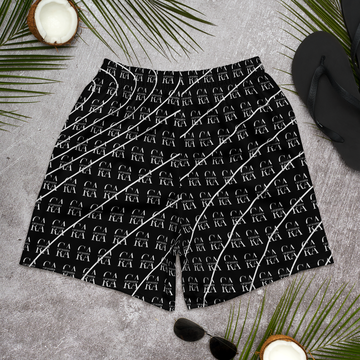 CaRaUaNa Athletic Shorts Unisex black LUX Carauana Store