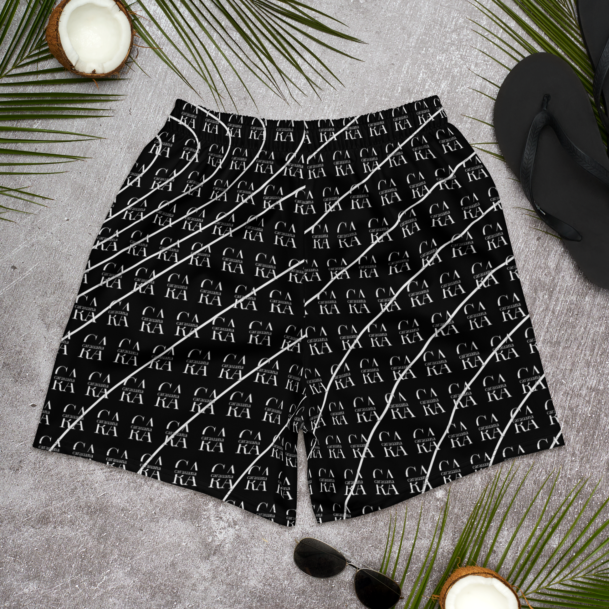 CaRaUaNa Athletic Shorts Unisex black LUX Carauana Store