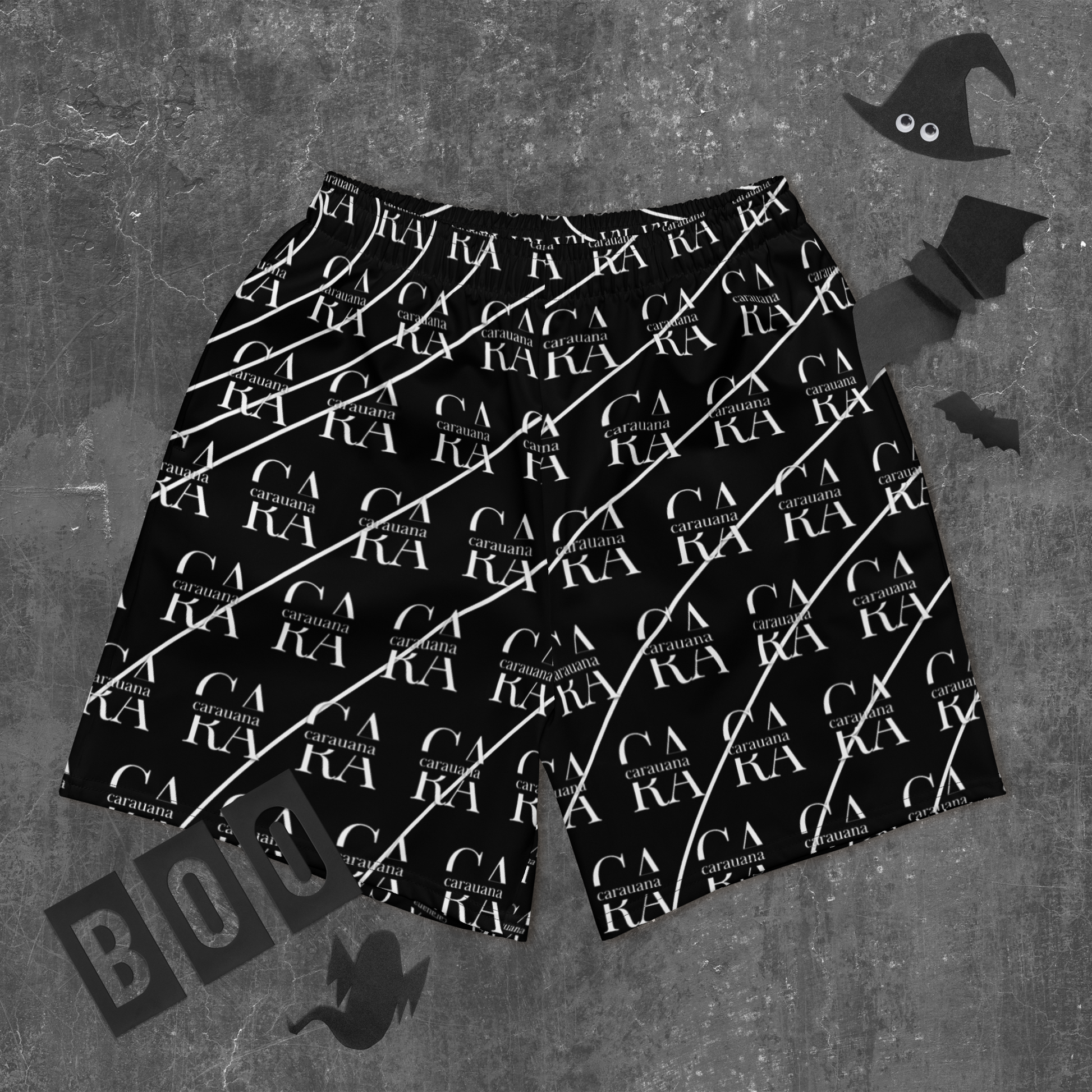 CaRaUaNa Athletic Shorts Unisex black LUX Carauana Store