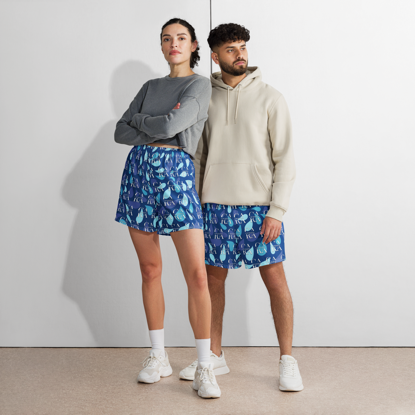 CaRaUaNa Athletic Shorts Unisex blue sky