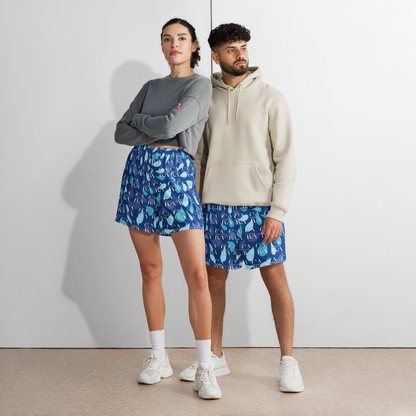 CaRaUaNa Athletic Shorts Unisex blue sky