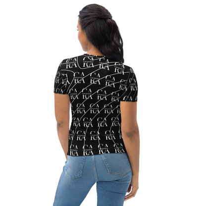 Women's T-shirt black LUX Carauana Store