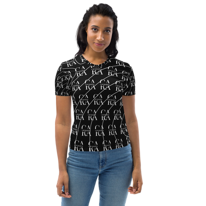 Women's T-shirt black LUX Carauana Store