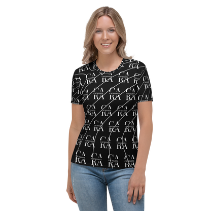 Women's T-shirt black LUX Carauana Store