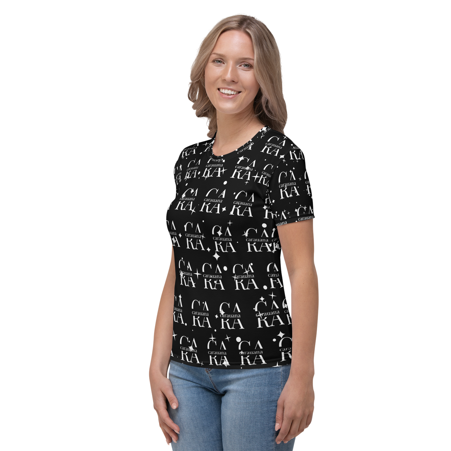 Women's T-shirt black VIP Carauana Store
