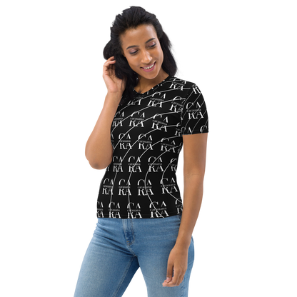 Women's T-shirt black LUX Carauana Store