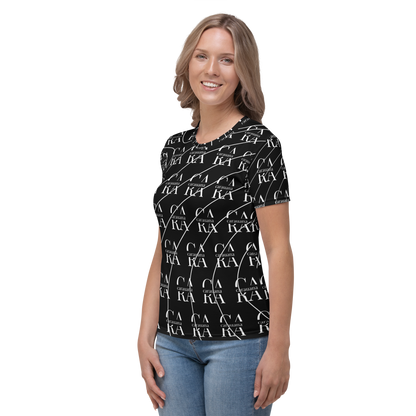 Women's T-shirt black LUX Carauana Store