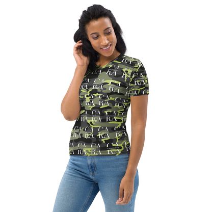 Women's T-shirt Green ARMY Carauana Store