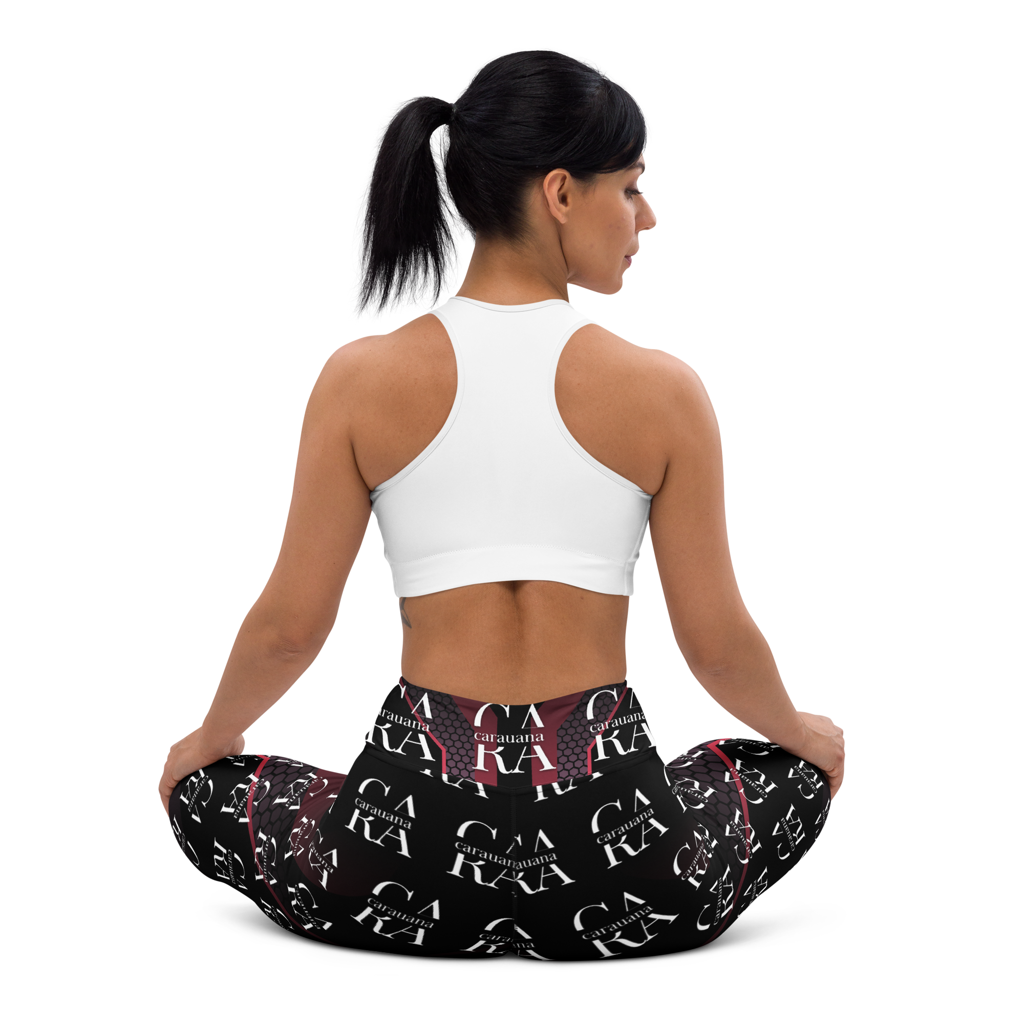 CaRaUaNa Leggings SPORT black Pink Carauana Store