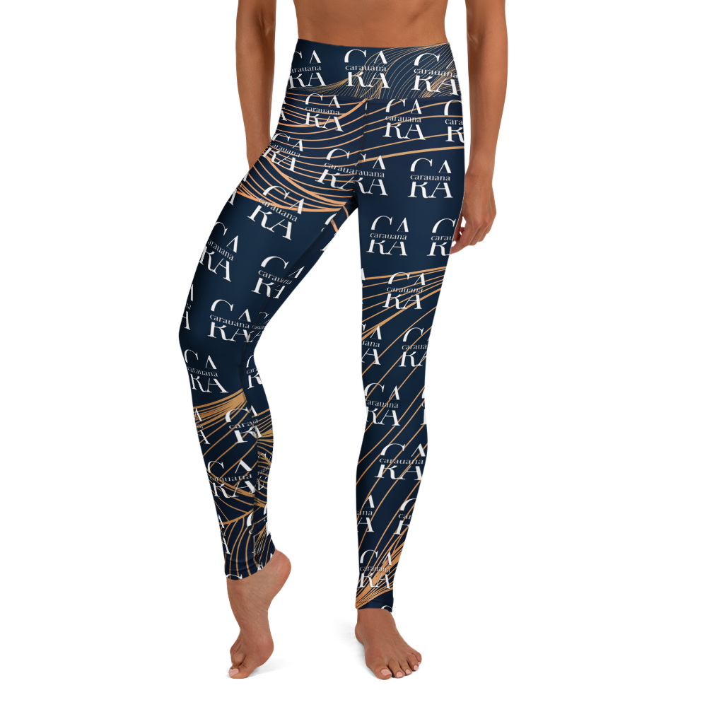 CaRaUaNa Leggings SPORT blue gold Carauana Store