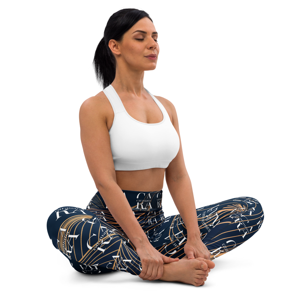 CaRaUaNa Leggings SPORT blue gold Carauana Store