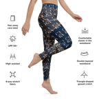 CaRaUaNa Leggings SPORT blue gold Carauana Store