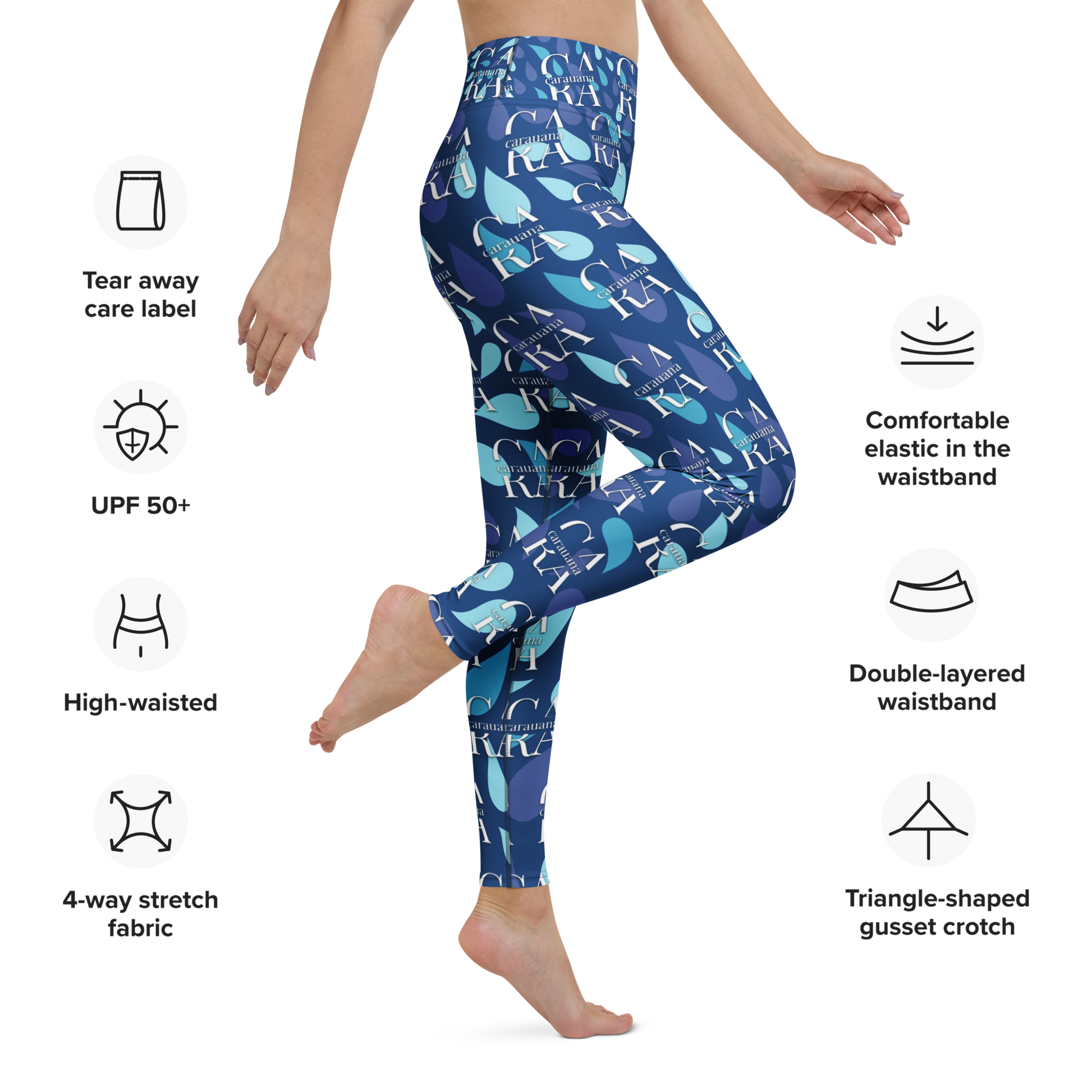 CaRaUaNa Leggings SPORT blue sky Carauana Store