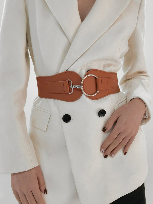 PU Elastic Wide Belt Carauana Store