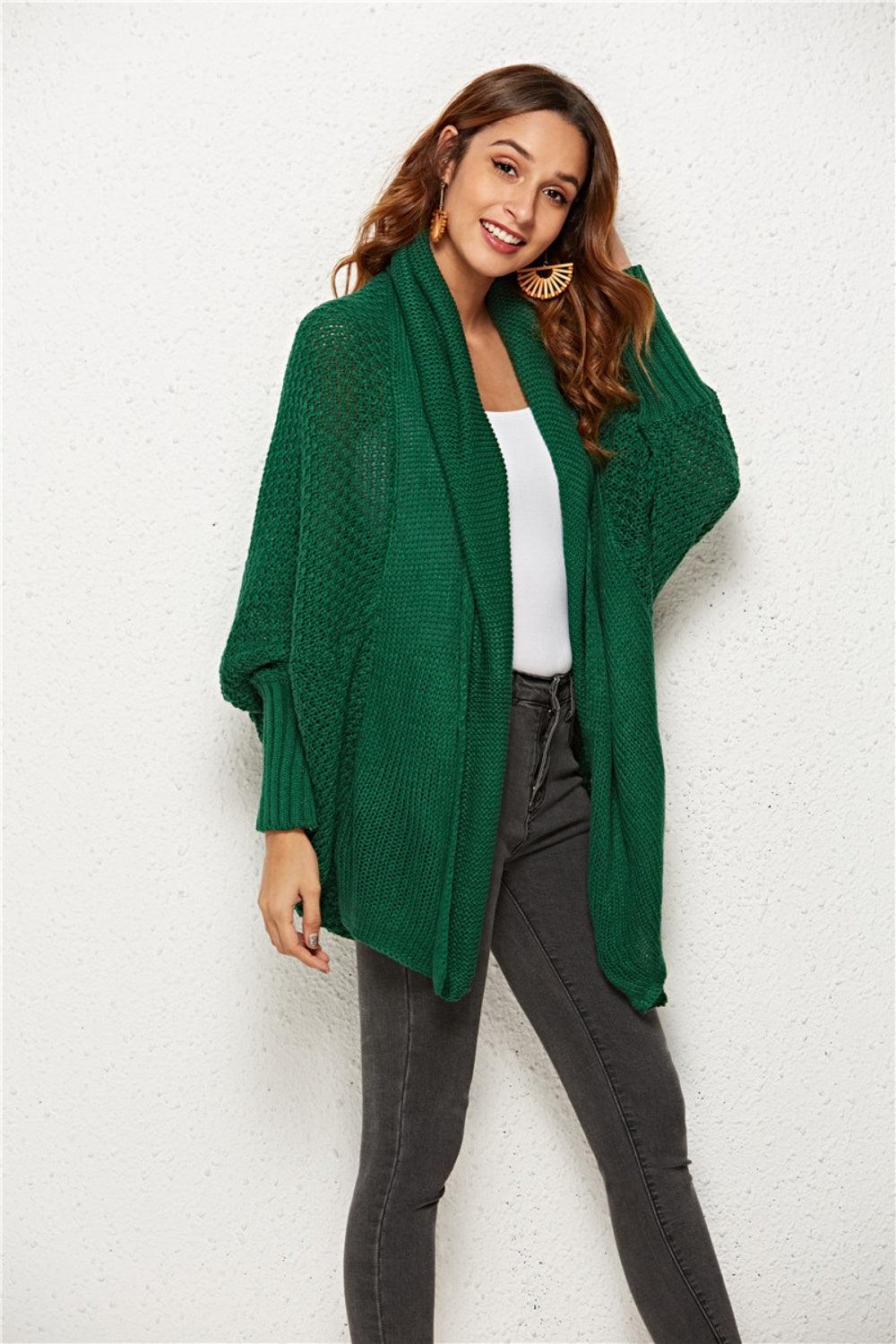 Angel Wings Open Front Batwing Sleeve Cardigan Carauana Store