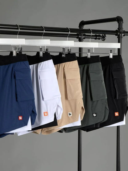 Men's Plus Size Drawstring Shorts CaRaUaNa Fashion