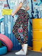 Printed High Waist Skinny Leggings Carauana Store