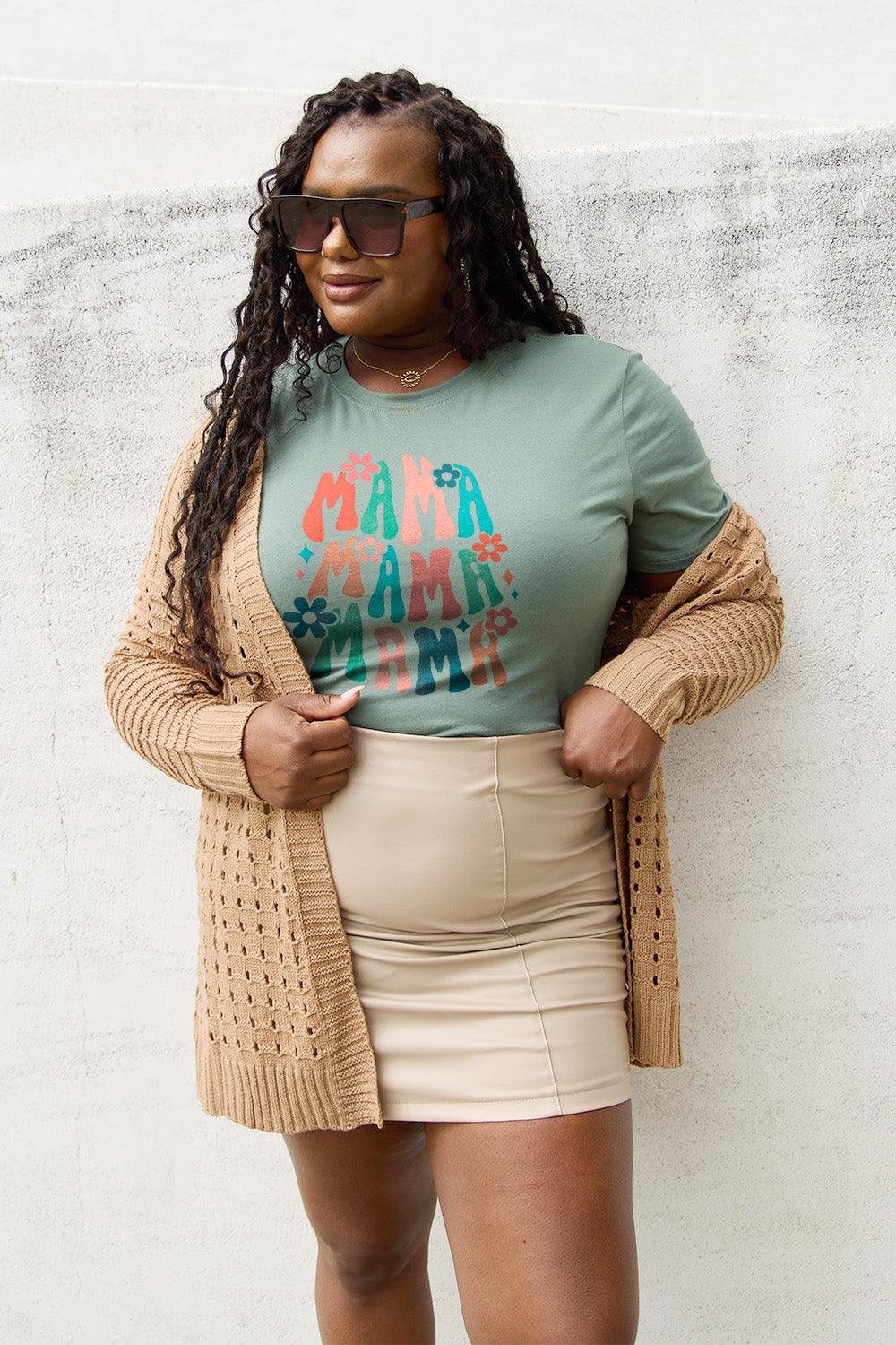Simply Love Full Size MAMA Round Neck T-Shirt Carauana Store