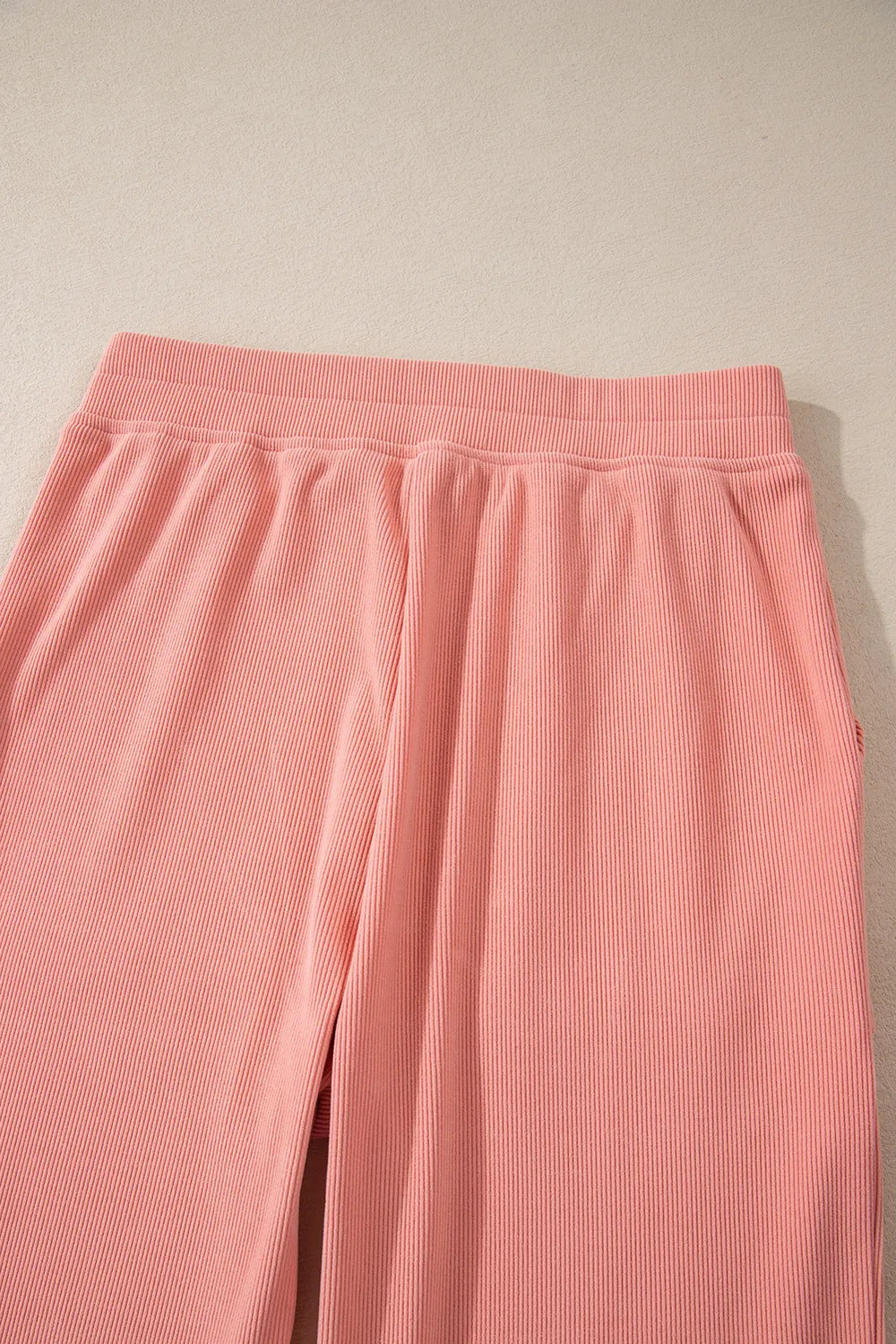 Round Neck Long Sleeve Top and Pants Set CaRaUaNa Fashion