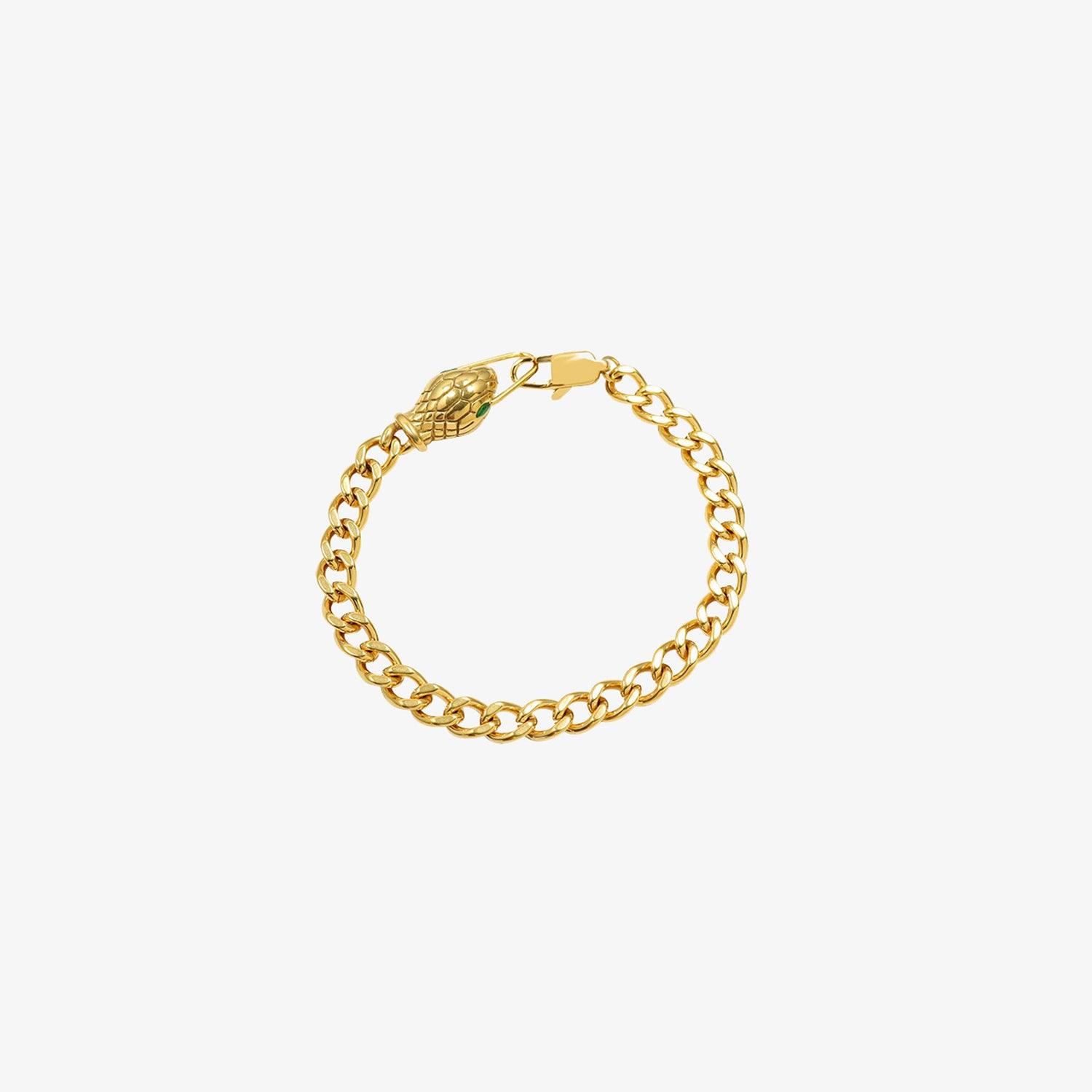 Snake Head Chain Titanium Steel Bracelet Carauana Store
