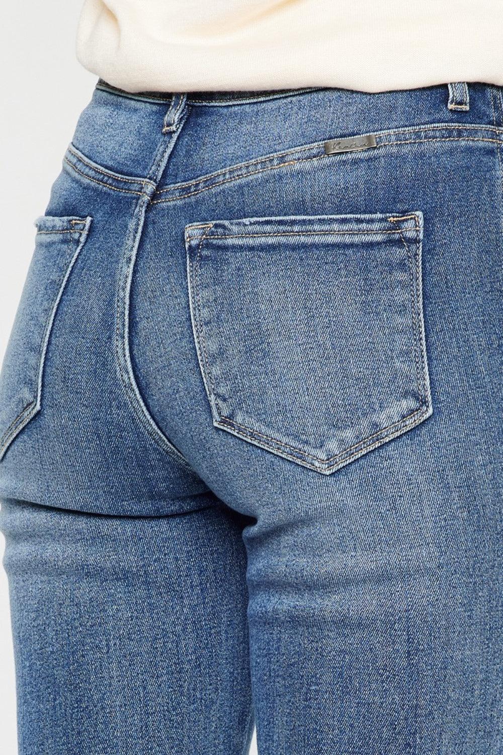 Kancan Cat's Whiskers High Waist Flare Jeans Carauana Store