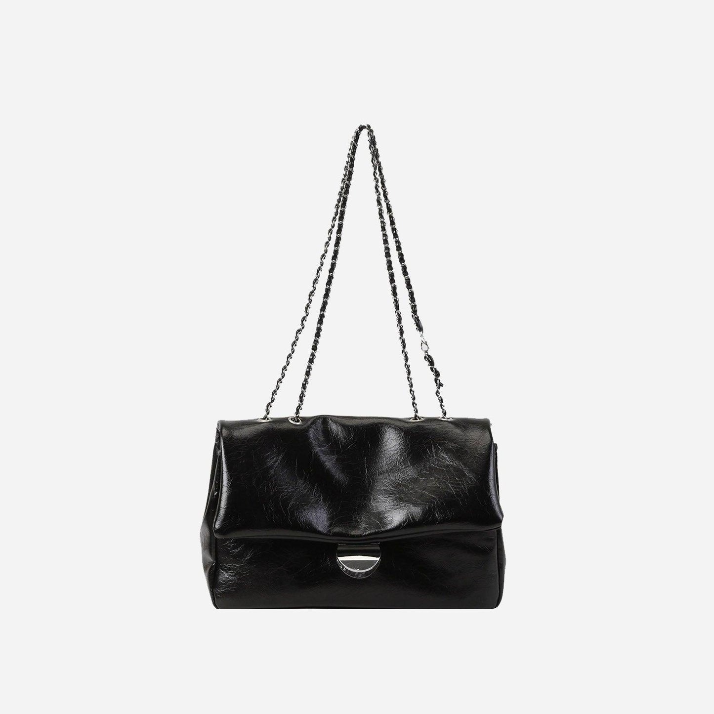 Textured PU Leather Shoulder Bag Carauana Store