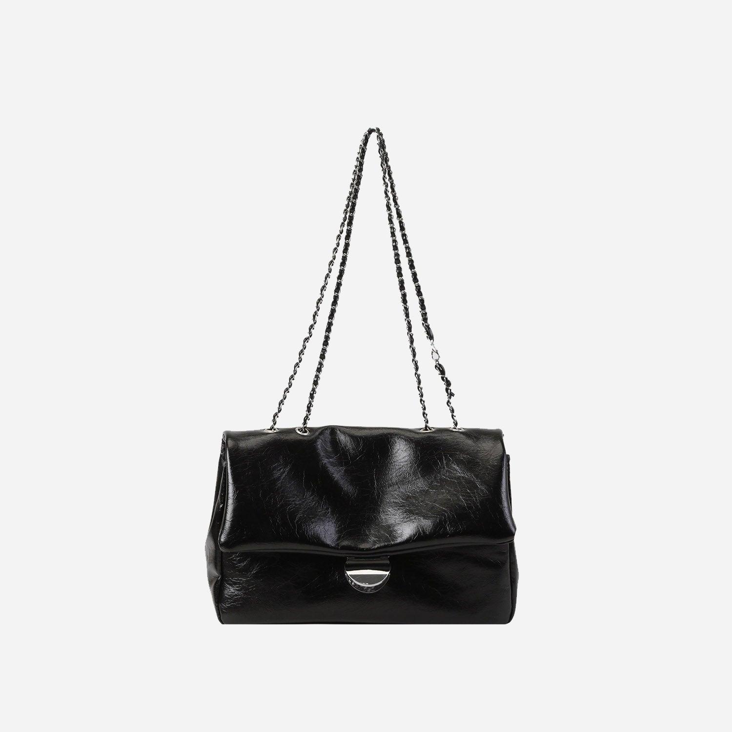 Textured PU Leather Shoulder Bag Carauana Store