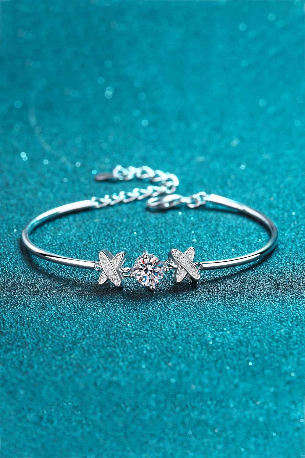 Adored Happy State of Mind 1 Carat Moissanite Bracelet Carauana Store