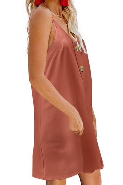V-Neck Mini Cami Dress Carauana Store