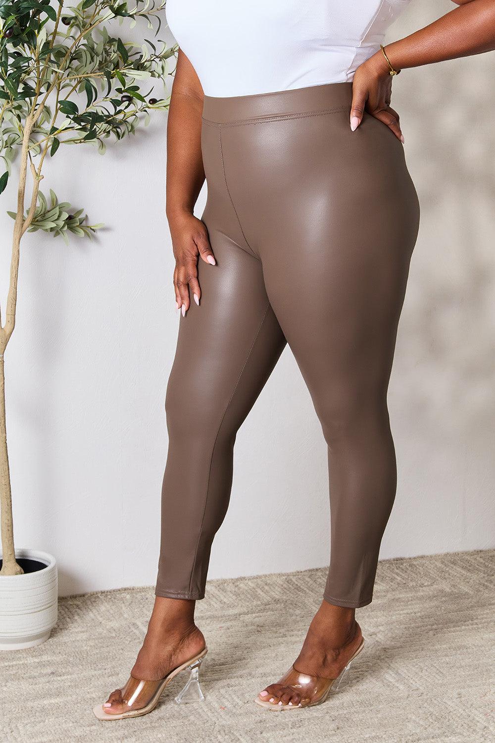 e.Luna Full Size High Waist Skinny Pants Carauana Store