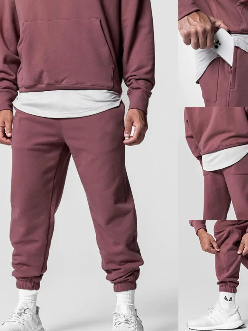 Men's Elastic Waist Pants Carauana Store