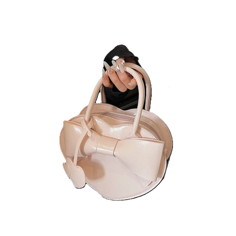 Carauana Lovely Shoulder Bag - Heart-Shaped PU Leather Bag