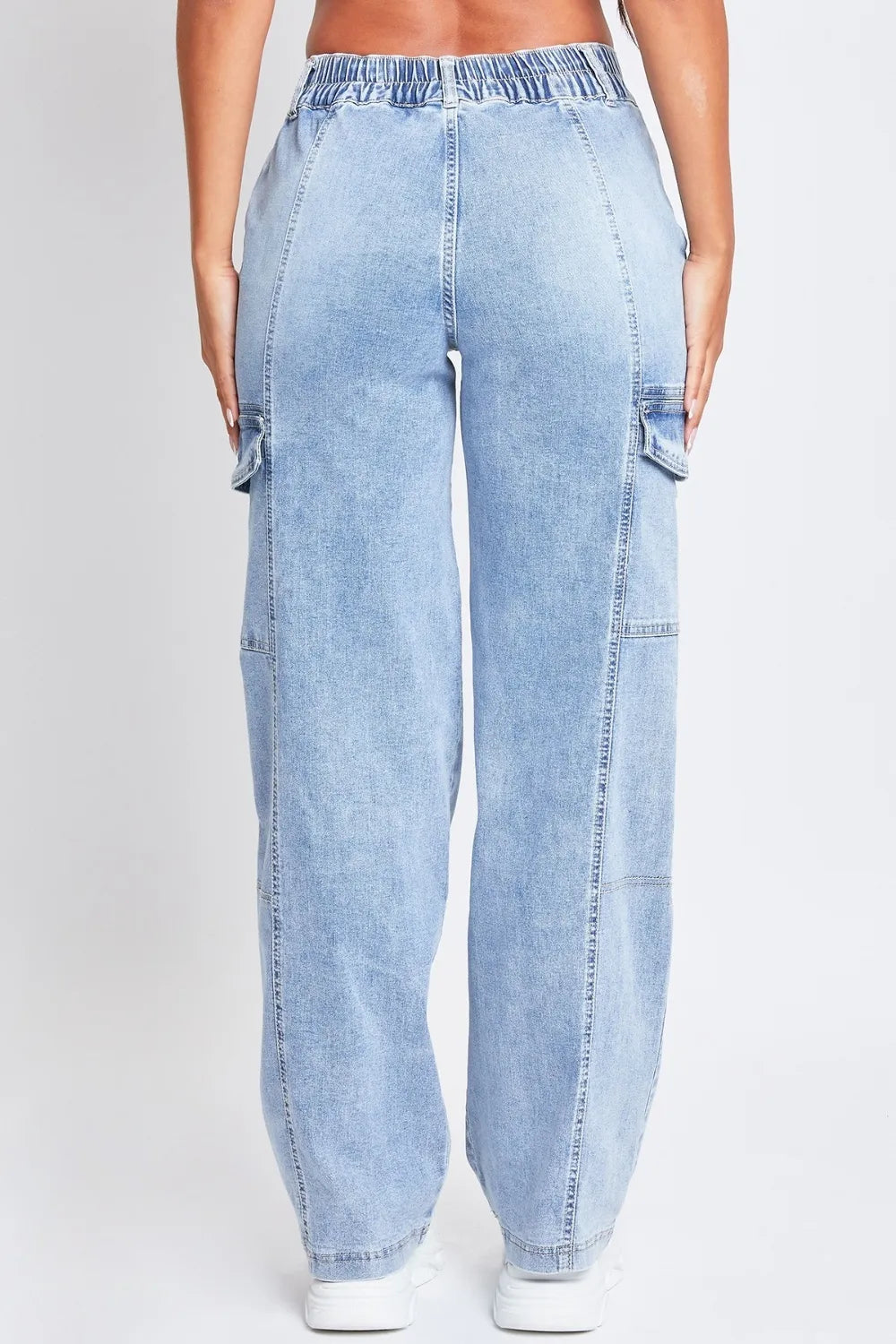 YMI Jeanswear High-Rise Straight Cargo Jeans Carauana Store