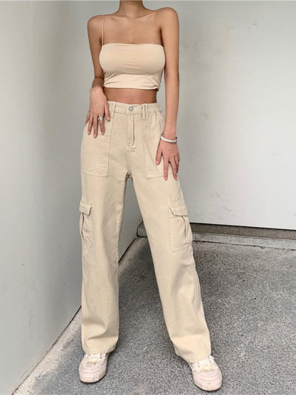 Straight Jeans with Pockets Carauana Store