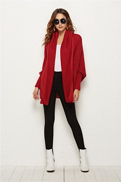 Angel Wings Open Front Batwing Sleeve Cardigan Carauana Store