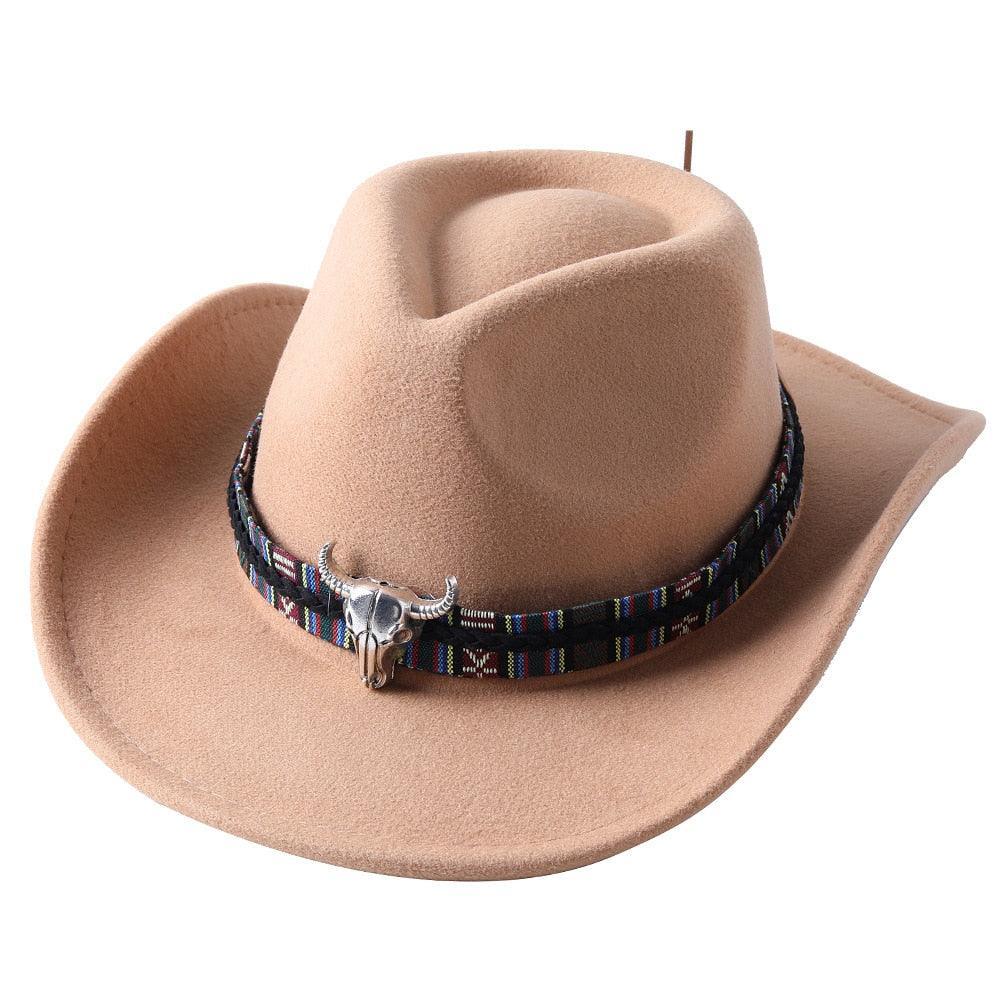 cowboy hat monochrome felt Unisex Carauana Store