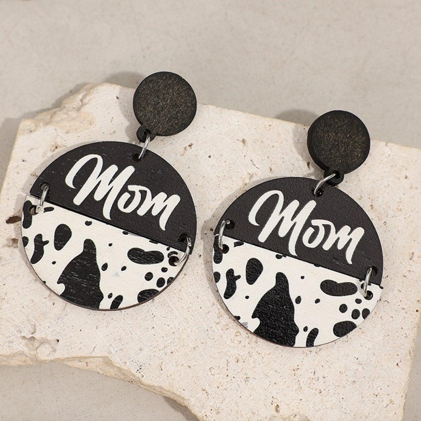 Alloy Wooden Dangle Earrings Carauana Store